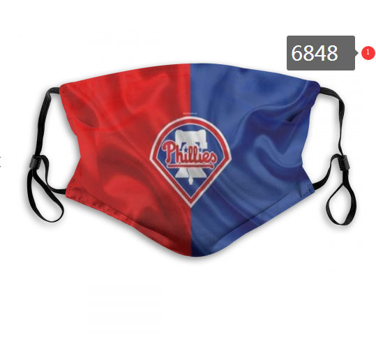 2020 MLB Philadelphia Phillies #1 Dust mask with filter